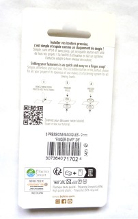 Bouton pressions magiques noires 9 mm