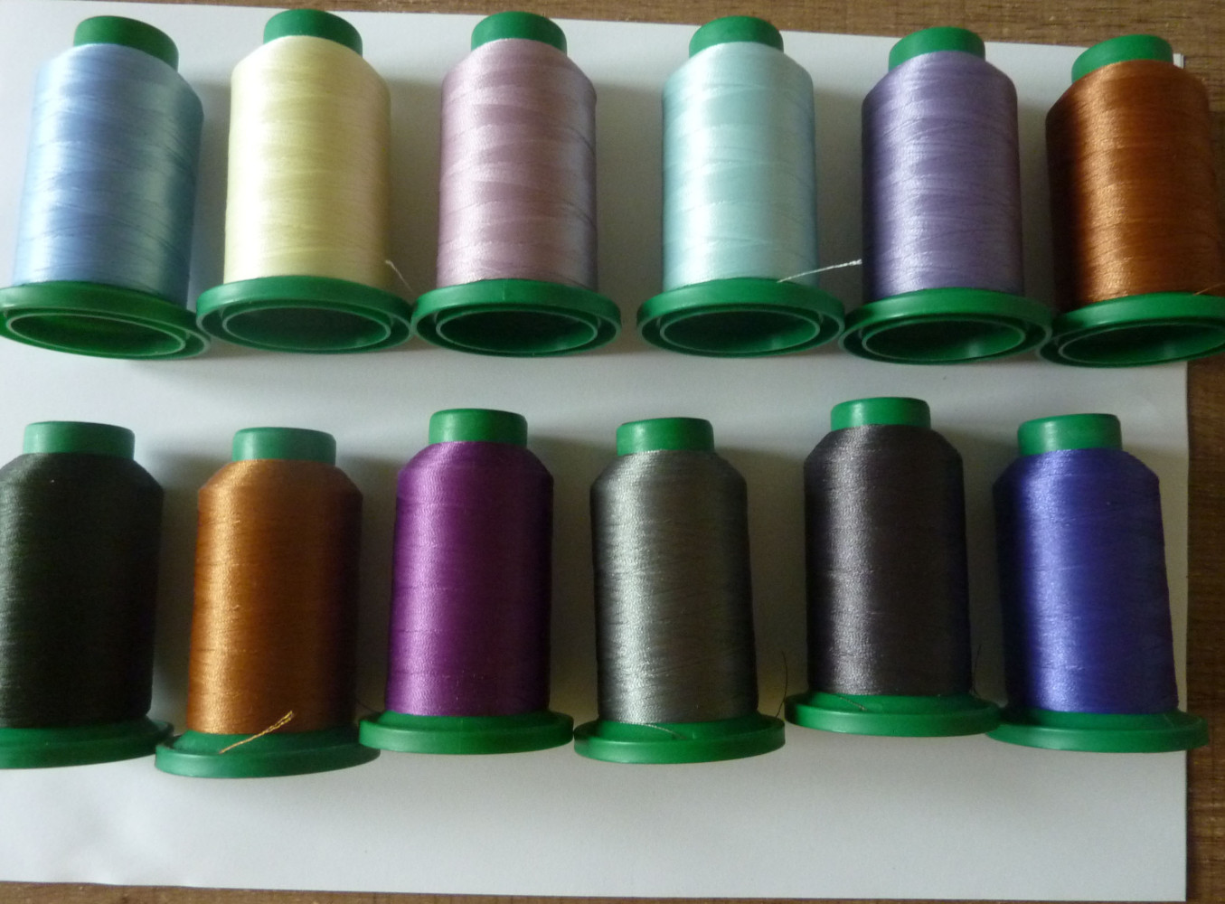 Assortiment fils broderie ISACORD (anciennes nuances)